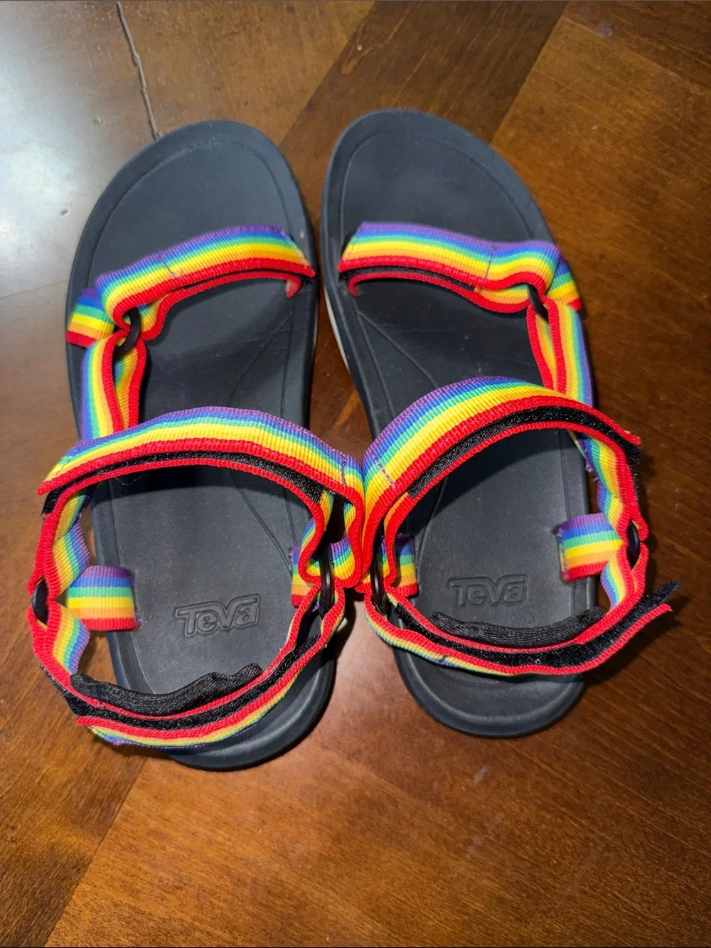 Youth Teva XLT 2 Rainbow 🌈 Sandals Sz 6 - Picture 5 of 6